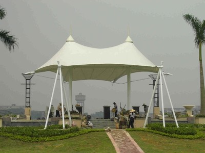 青岛膜结构景观棚 设计与施工的艺术与科学