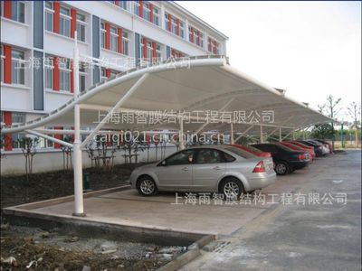 膜结构停车棚工程设计及施工全解析