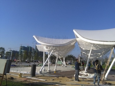 珠海金山公园膜结构 从设计到施工的完整移交